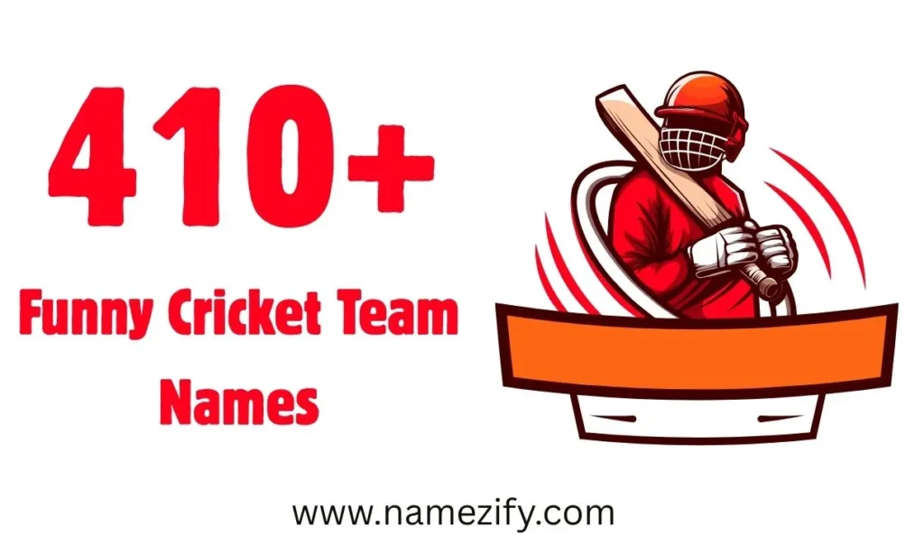 Funny Cricket Team Names