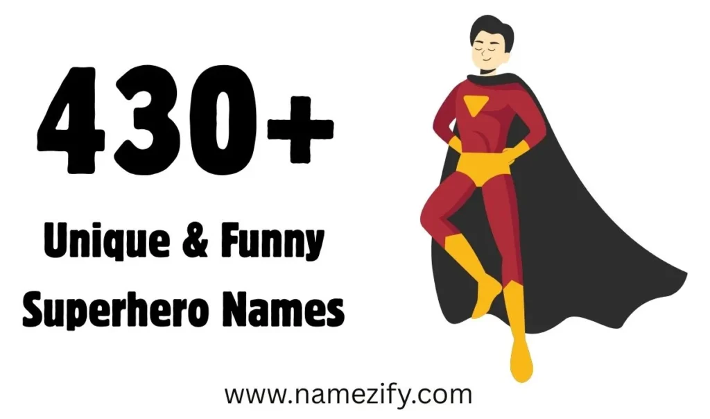 Funny Superhero Names