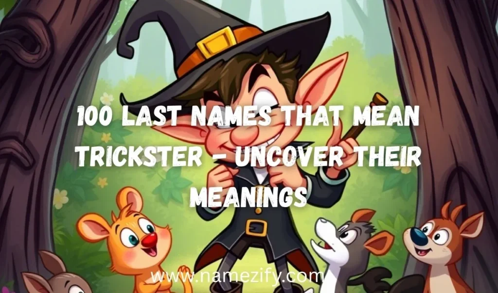 100 Last Names That Mean Trickster